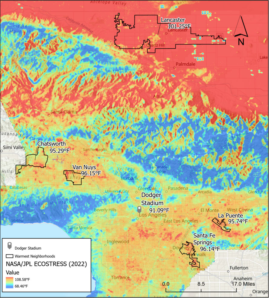 NASA heat Map